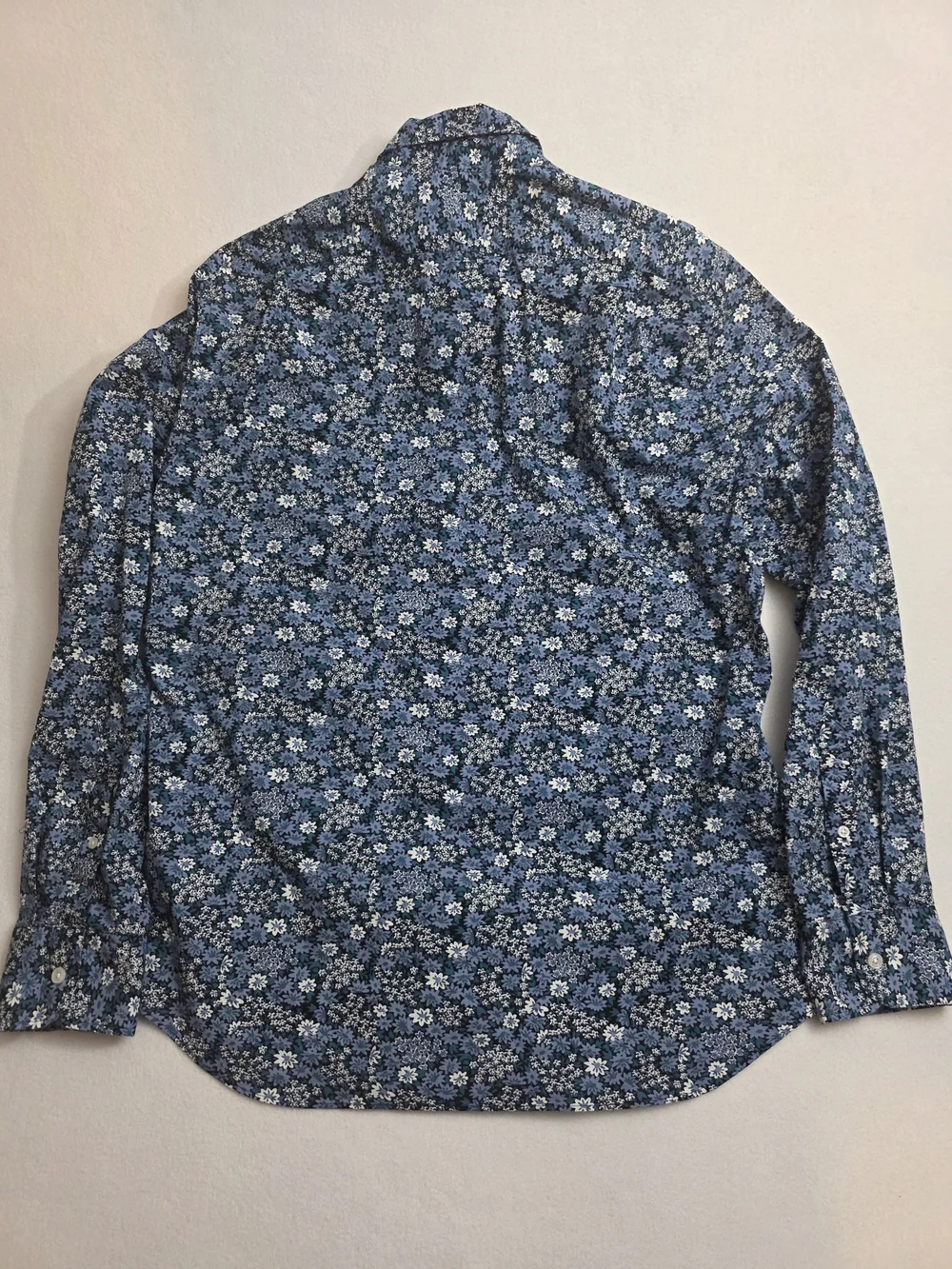 J.Crew Mercantile Flex Slim Floral Button-Down Shirt - Blue